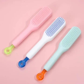 Magic Self Cleaning Hair Comb Brush – Tangle-Free Detangler