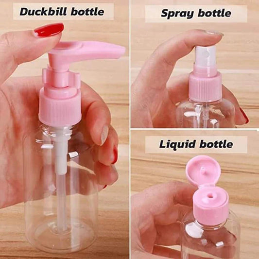 4-Piece Travel Bottle Set – Leakproof Toiletry Containers for Travel & Storage