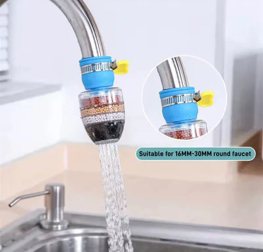Stone Faucet Water Filter with Clip – Tap Mounted Mini Purifier