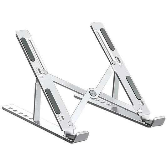 Premium Aluminum Adjustable and Foldable Laptop Stand for 9 to 15.6 Inch Devices