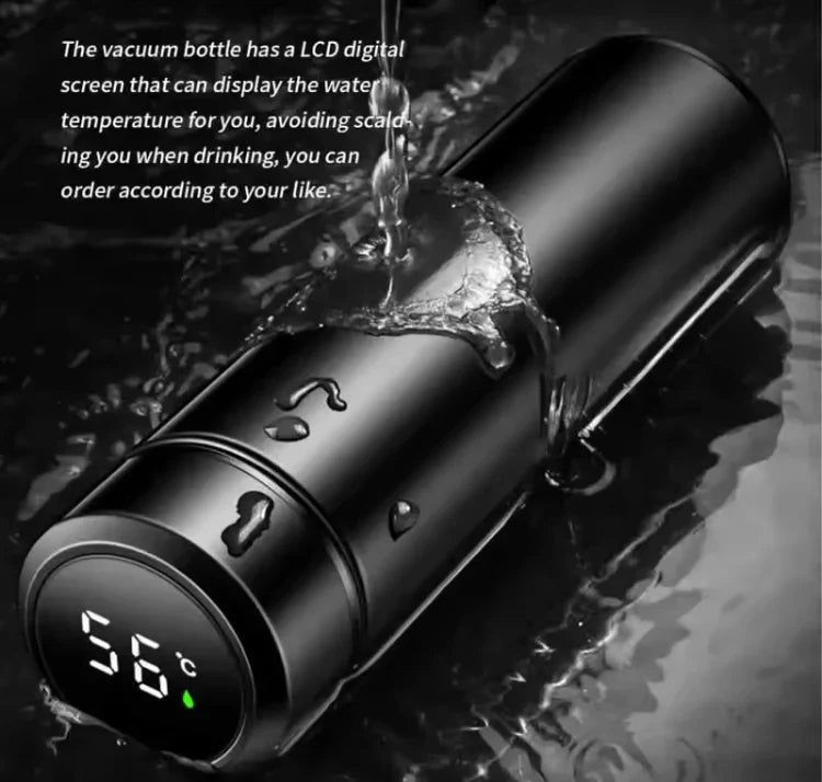 500ML Smart Water Bottle with LED Temperature Display – Stainless Steel Vacuum Insulated Thermos Flask for Hot & Cold Drinks in Pakistan