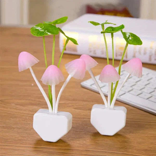 LED Mushroom Night Light – Automatic Sensor Control – Energy Efficient