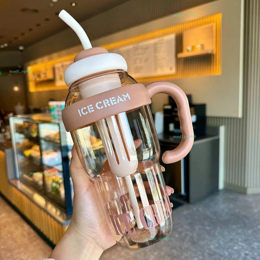 1300ml Large Capacity Tumbler with Straw Price in Pakistan