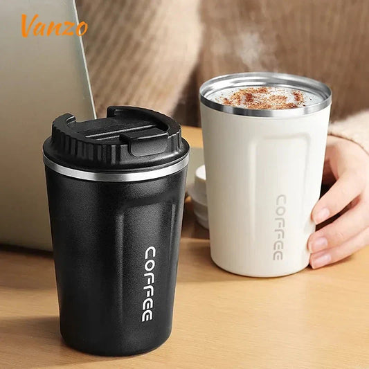 Premium Portable 510ML Travel Coffee Mug – Insulated Hot & Cold Stainless Steel Tumbler
