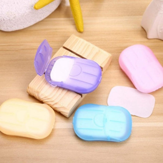 Portable Disposable Paper Soap (20 Sheets) – Travel-Friendly & Hygienic