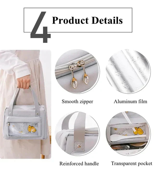 Premium Thermal Insulated Lunch Bag – Leakproof & High-Quality