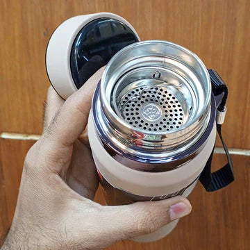 Temperature Display Stainless Steel Water Bottle 800ML – Hot & Cold Thermos for Travel & Home