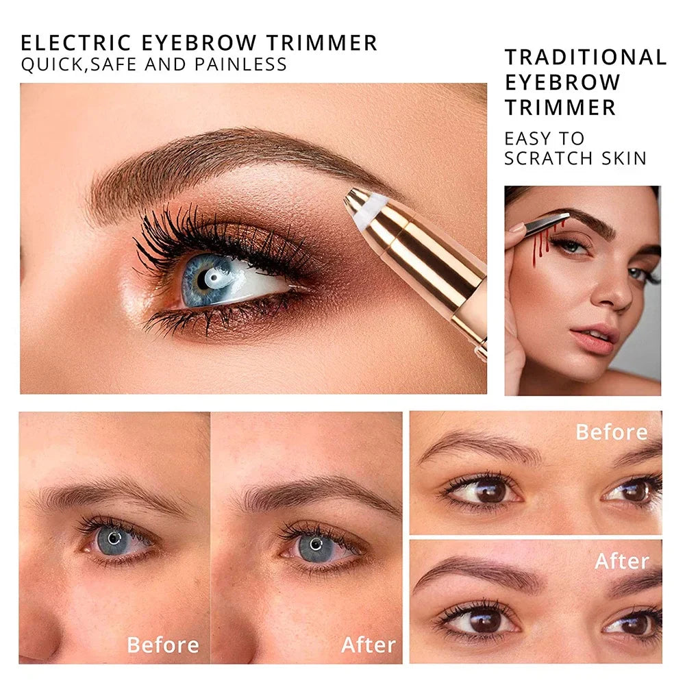 Imported – 2 in 1 Eyebrow & Facial Hair Removal Trimmer for Women