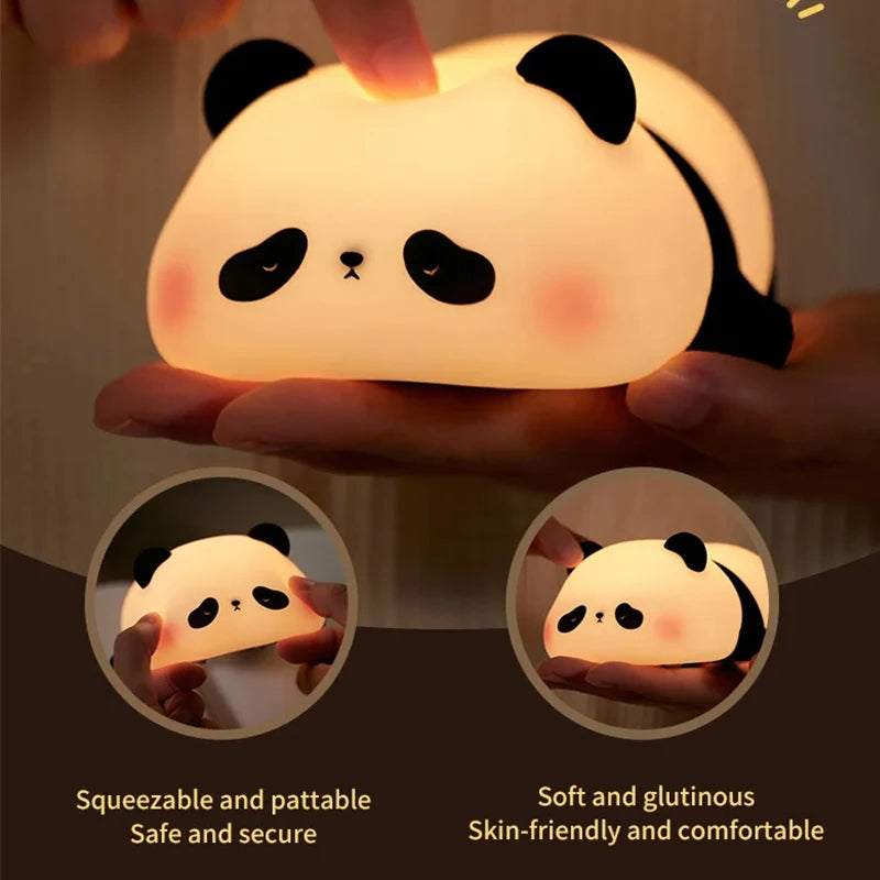 Panda Glow Touch Lamp – Premium Quality Cute Night Lamp for Bedroom & Kids | LED Table Lamp in Pakistan