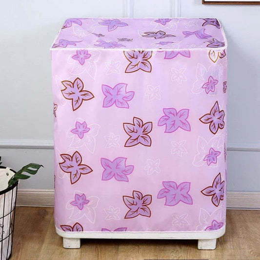 Premium Printed Waterproof and Dustproof Double Washing Machine Cover, Stylish and Durable Protection