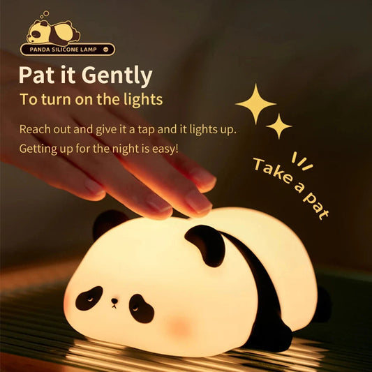Panda Glow Touch Lamp – Premium Quality Cute Night Lamp for Bedroom & Kids | LED Table Lamp in Pakistan
