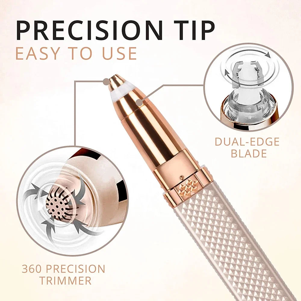 Imported – 2 in 1 Eyebrow & Facial Hair Removal Trimmer for Women