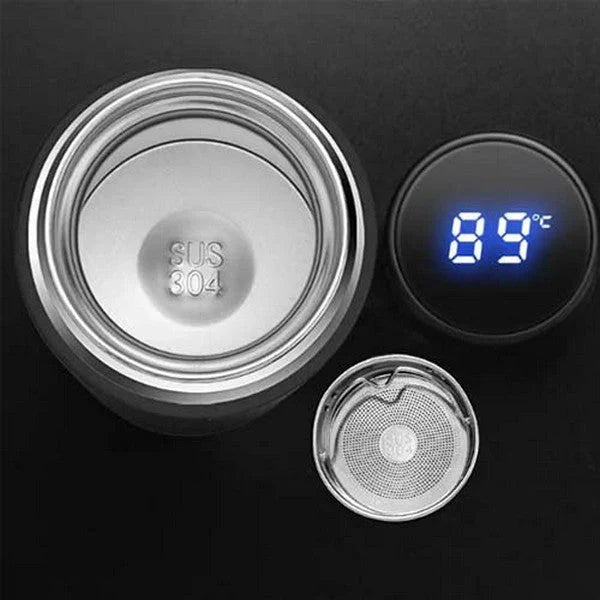 500ML Smart Water Bottle with LED Temperature Display – Stainless Steel Vacuum Insulated Thermos Flask for Hot & Cold Drinks in Pakistan
