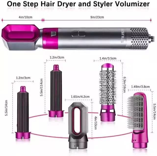 Hair Dryer 5-in-1 Multifunctional Styling Kit – Professional Hot Air Brush & Volumizer