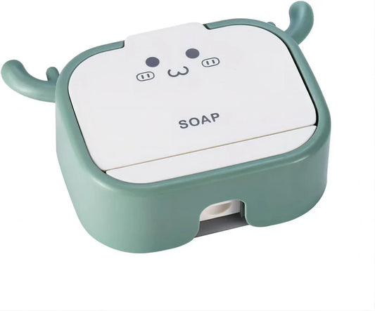 Cute Cat Shaped Sticking Soap Holder – Wall Mounted Bathroom Organizer