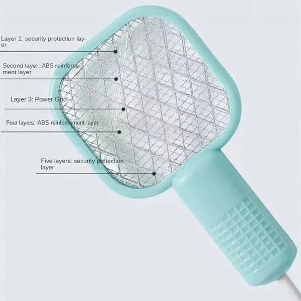 Mini USB Electric Mosquito Racket – Insect Killer with LED Light