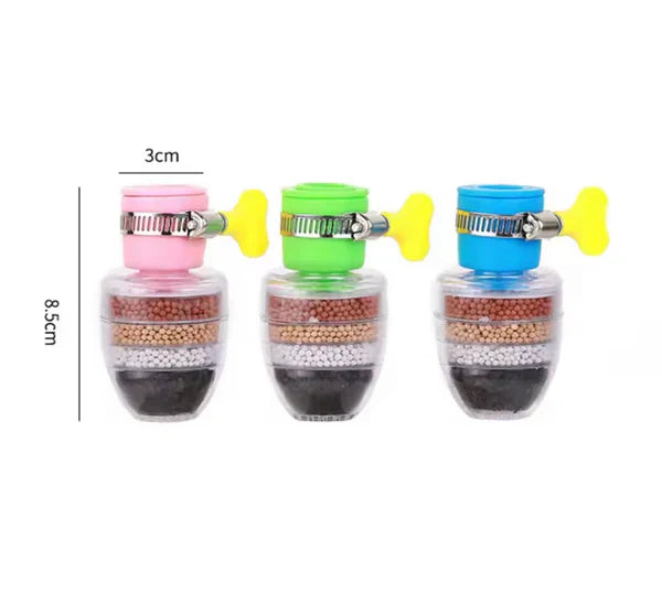Stone Faucet Water Filter with Clip – Tap Mounted Mini Purifier