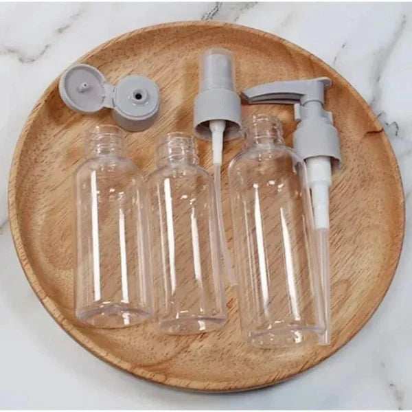 4-Piece Travel Bottle Set – Leakproof Toiletry Containers for Travel & Storage