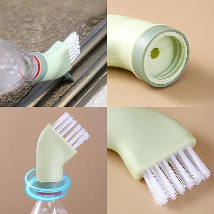 2 in 1 Bottle Cap Brush – Multipurpose Cleaning Tool for Lids & Bottlenecks