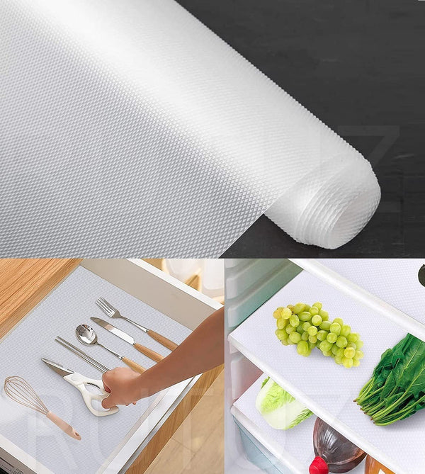 Anti-Slip Shelf Mat Sheet 45x150cm – For Kitchen Cabinets & Fridge Drawers