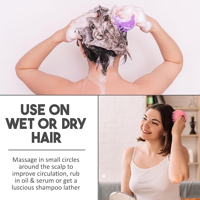 Premium Silicone Scalp Massager – Ergonomic Scalp Massage Tool for Hair Growth & Everyday Scalp Care in Pakistan