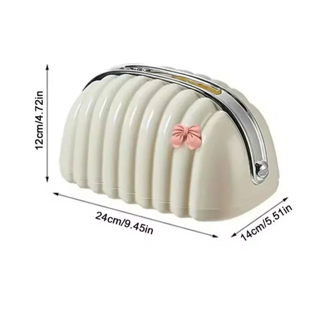 Luxury Creative Shell Tissue Box – Bread Style Decorative Napkin Holder for Tea Table & Living Room Décor