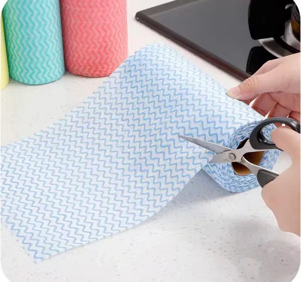 Reusable & Washable Tissue Towel – Eco-Friendly Cleaning Wipes (Pack of 50)