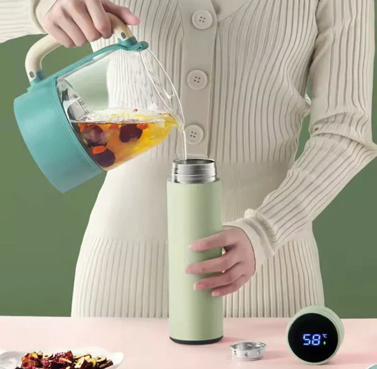 500ML Smart Water Bottle with LED Temperature Display – Stainless Steel Vacuum Insulated Thermos Flask for Hot & Cold Drinks in Pakistan