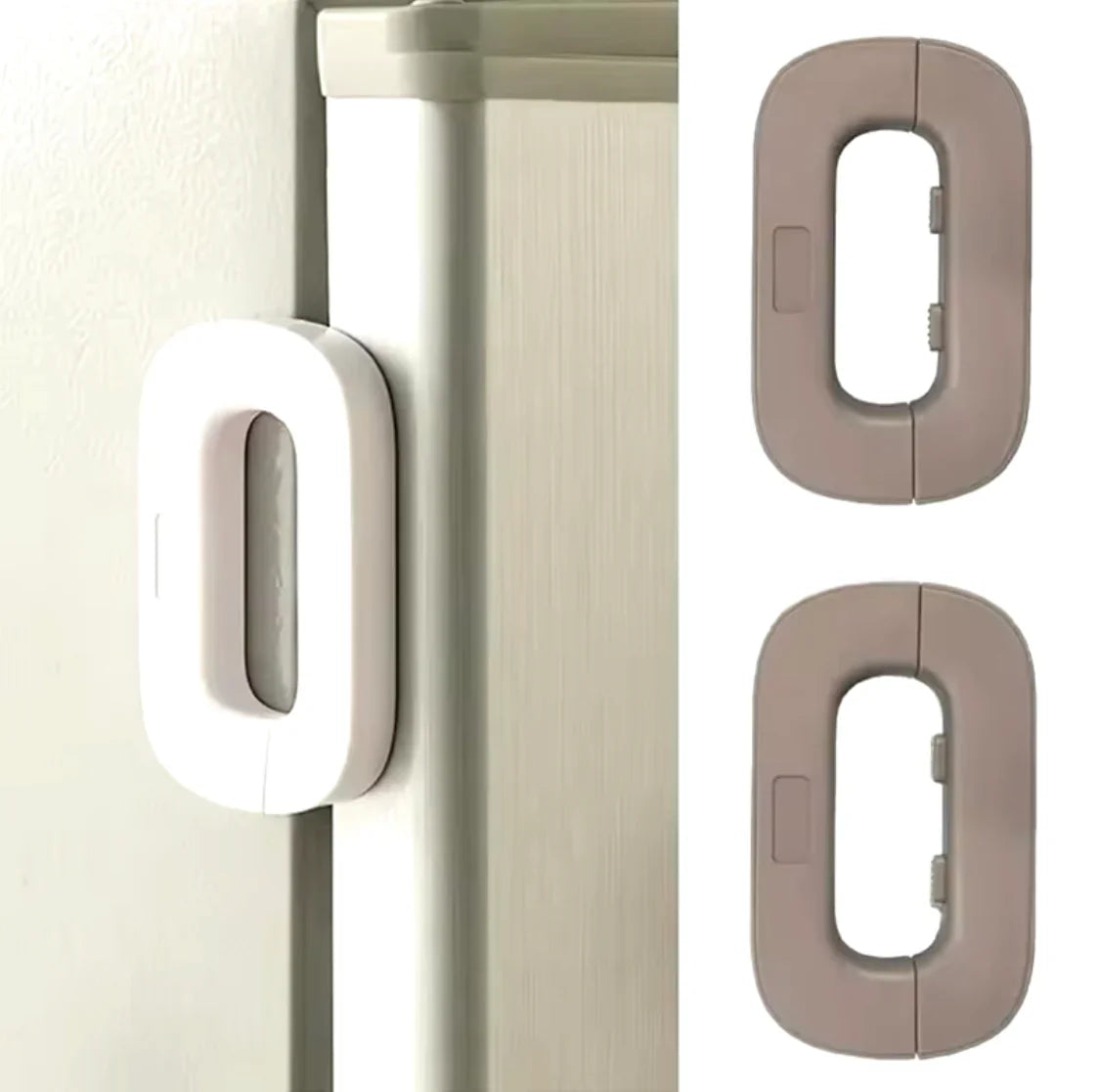 Multifunctional Fridge Door Lock – Child Safety & Anti-Theft Protection