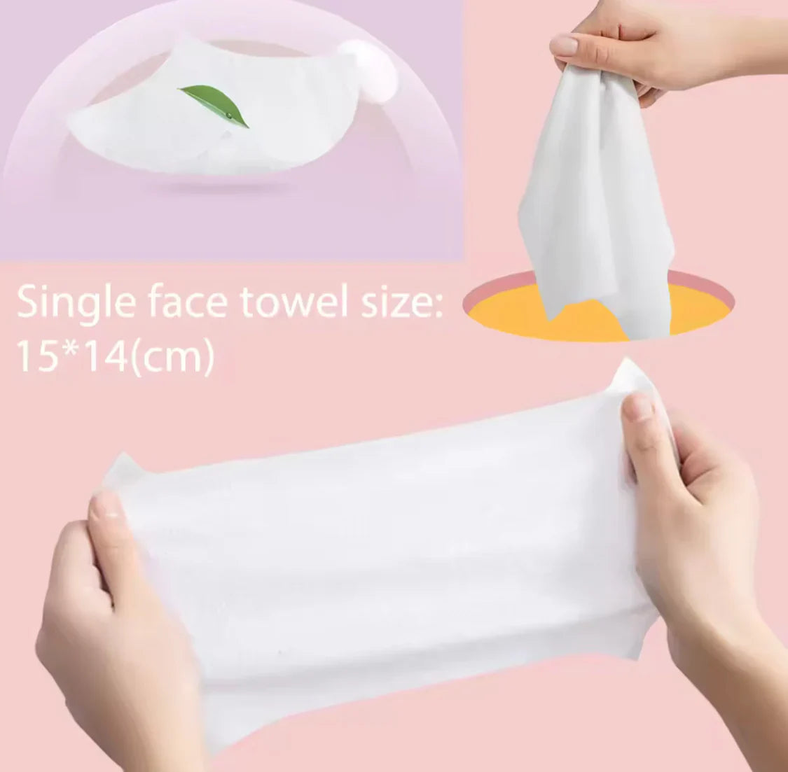 Mini Packs Cleaning Wet Wipes – Total 64 (8 Packets X 8 Sheets) Pocket-Sized Tissue Set