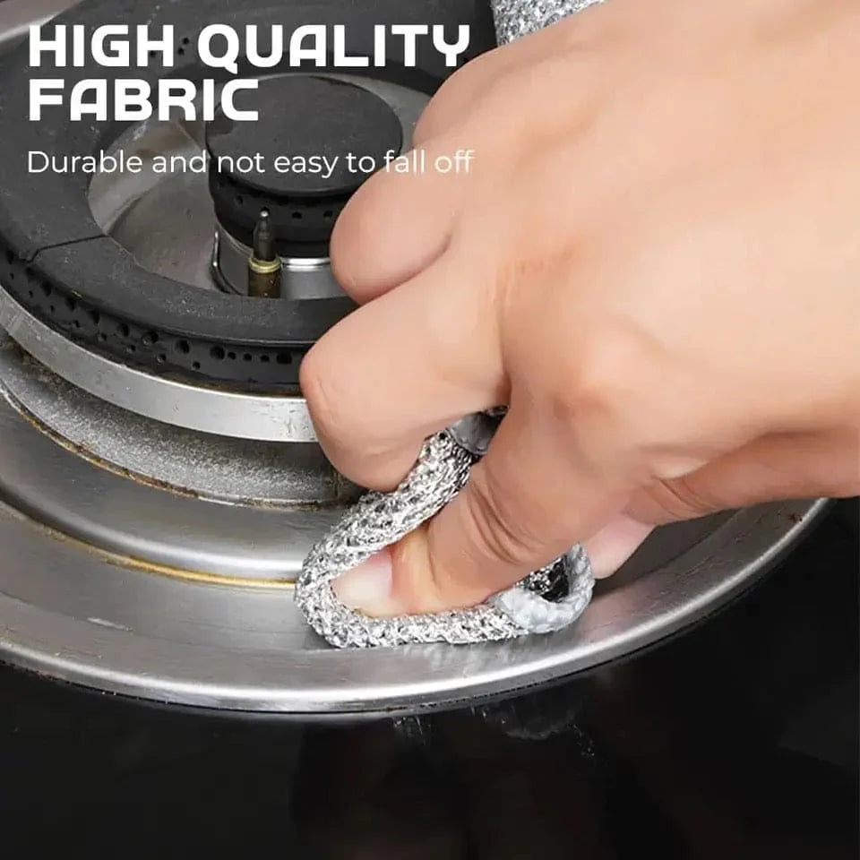 Steel Wire Dishwashing Cloth – Heavy Duty Scrubber for Pots & Pans