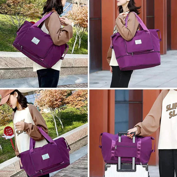 Foldable Large Capacity Travelling Bag – Lightweight & Space-Saving Travel Essential