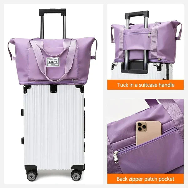 Foldable Large Capacity Travelling Bag – Lightweight & Space-Saving Travel Essential