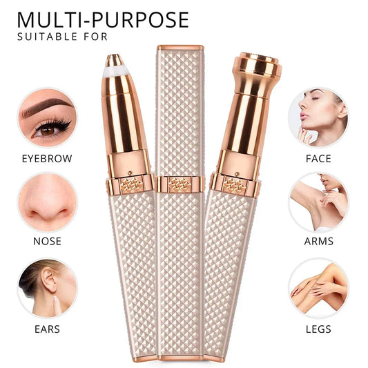 Imported – 2 in 1 Eyebrow & Facial Hair Removal Trimmer for Women