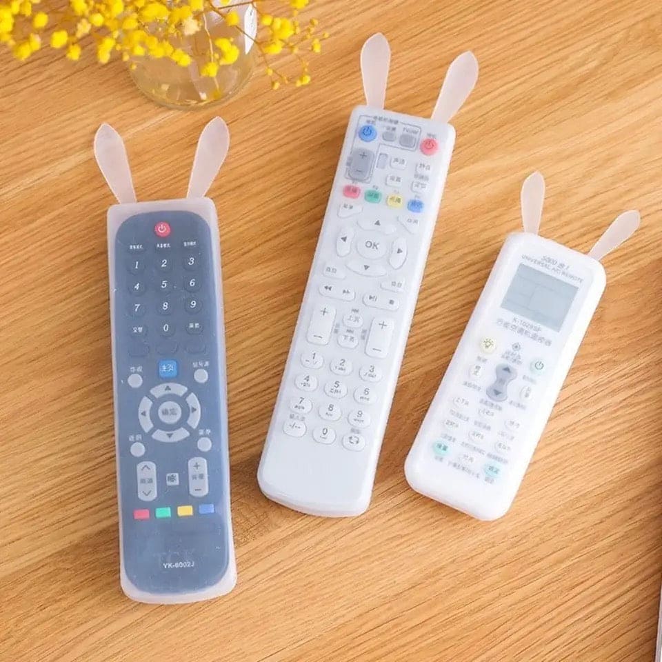 Premium Silicone Rabbit Remote Control Cover – Glow in the Dark TV Remote Protector Case | Waterproof & Anti-Fall