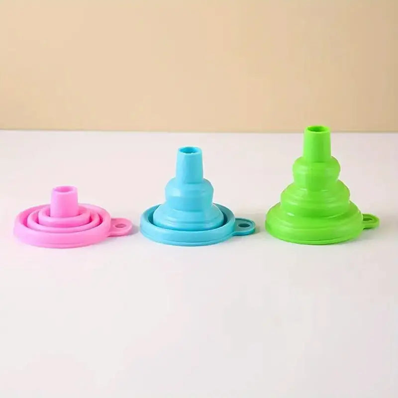 Flexible Silicone Foldable Kitchen Funnel – Space-Saving & Easy Pouring