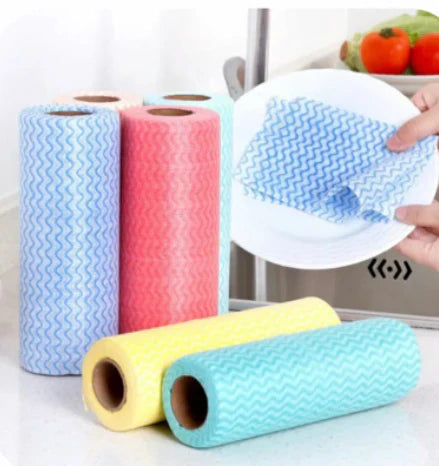 Reusable & Washable Tissue Towel – Eco-Friendly Cleaning Wipes (Pack of 50)