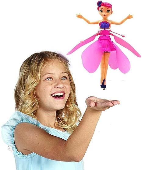 Flying Fairy Doll Magical Princess with Light-Up Wings