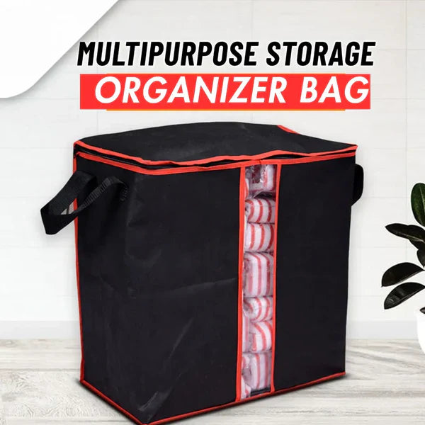 Multipurpose Storage Bags (Black) – Improved Quality & Durable Design