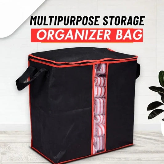Multipurpose Storage Bags (Black) – Improved Quality & Durable Design