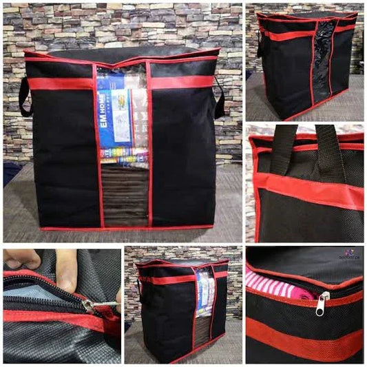 Multipurpose Storage Bags (Black) – Improved Quality & Durable Design
