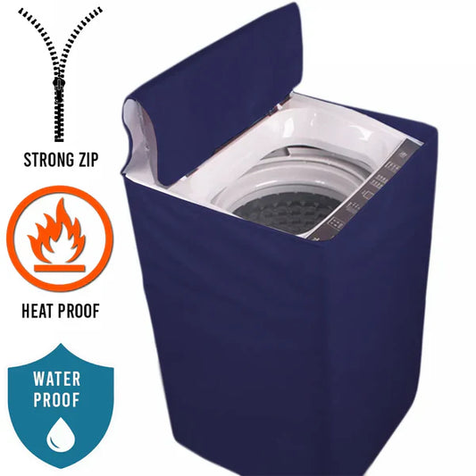 100% Waterproof Washing Machine Cover – Universal Fit for All Brands (Single)