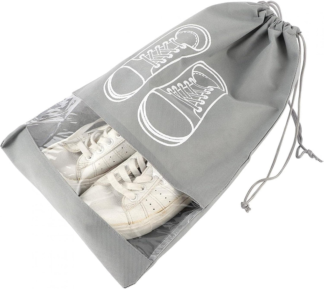 Printed Non-Woven Travel Shoe Pouch – Dustproof & Lightweight Organizer