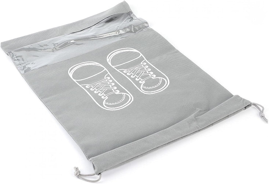 Printed Non-Woven Travel Shoe Pouch – Dustproof & Lightweight Organizer