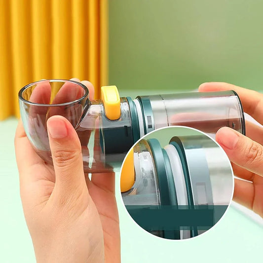 Ration Flask Seasoning Jar – Airtight Spice Dispensers Press Type for Kitchen Storage in Pakistan