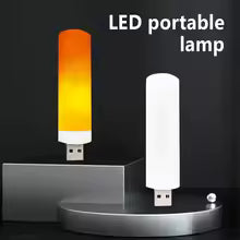 USB LED Flame Lamp – Real Flame Effect Candle Light, Energy Saving USB Decorative Night Lamp for Bedroom & Home Décor in Pakistan