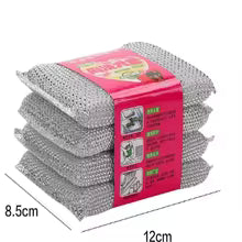 4Pcs Heavy Duty Dishwashing Sponges – Multi-Purpose Kitchen Cleaning Pads