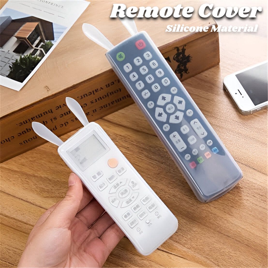 Silicone Rabbit Remote Control Cover for TV Remotes