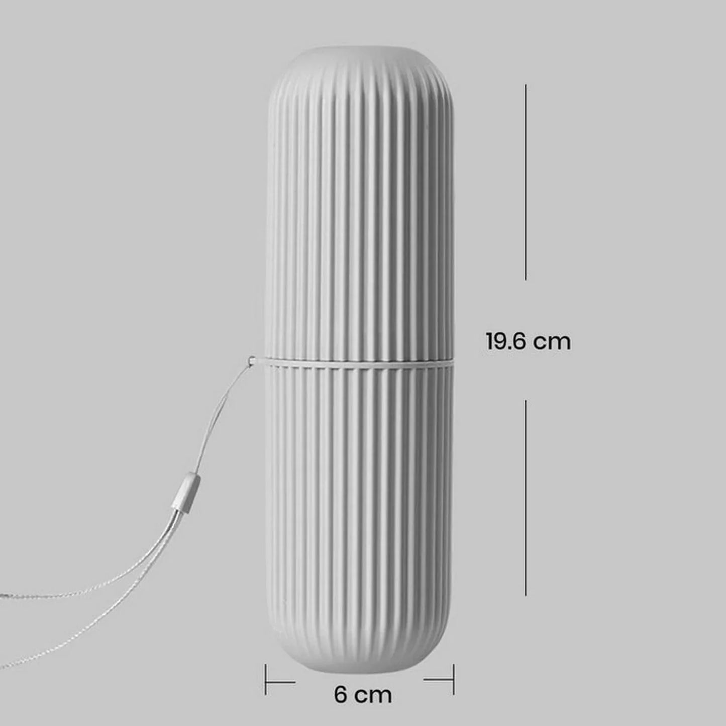 Travel Toothpaste & Toothbrush Holder – Large Size Portable Toothbrush Case Box for Travel & Home Use