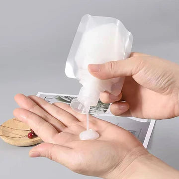 Transparent Travel Pouch – Leakproof Cosmetic & Toiletry Bag
